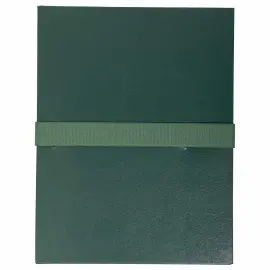 Chemise &agrave; sangle scratch et rabat Balacron - Vert fonc&eacute; - Exacompta photo du produit