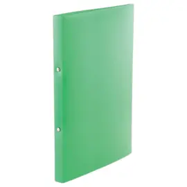 Classeur 2 anneaux translucide - Vert - Fiducial photo du produit
