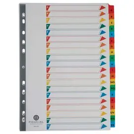Jeu d'intercalaires alphabétiques A4 20 onglets multicolores - FIDUCIAL photo du produit