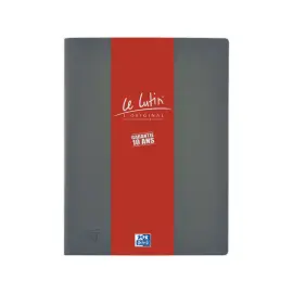 Prot&egrave;ge-documents Le Lutin Classique gris 40 poches - Oxford photo du produit
