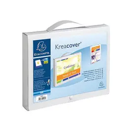 Boîte valisette personnalisable - Kreacover EXACOMPTA - Blanc photo du produit