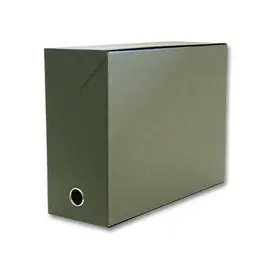 Boîte de transfert carton dos 12 cm - Vert foncé photo du produit