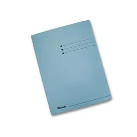 50 Chemises 3 rabats carton 300 g - Format folio orange - ESSELTE photo du produit