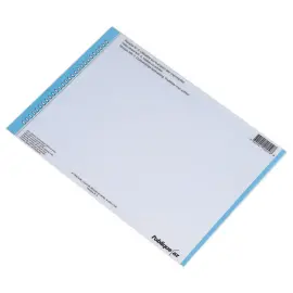 10 Planches d'&eacute;tiquettes n&deg;0 pour dossiers suspendus - ELBA - Bleu photo du produit