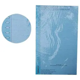 10 Etiquettes n&deg;8 pour armoire avec porte-&eacute;tiquette - Bleu - Oxford photo du produit