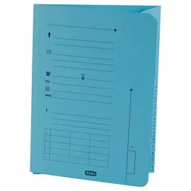 25 Sous-dossiers pochette pour dossiers suspendus HV - Bleu pastel - OXFORD photo du produit