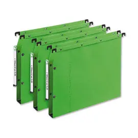 25 Dossiers suspendus pour armoires à pression ELBA fond 30 mm - Vert photo du produit