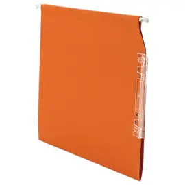 25 Dossiers suspendus pour armoires kraft recyclé - Fond V - Orange photo du produit