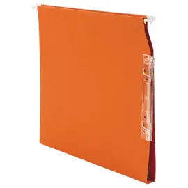 25 Dossiers suspendus pour armoire en kraft recyclé - Orange - 15 mm photo du produit