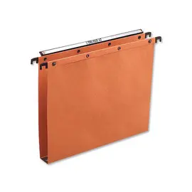 25 Dossiers suspendus pour tiroirs à pression ELBA - Fond 30 mm - Orange photo du produit