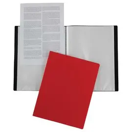 Protège-documents économique - A4 - 50 pochettes - Rouge photo du produit