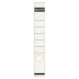 Sachet de 10 Étiquettes pour classeurs à levier LEITZ 1648 (étroit/long) gris photo du produit