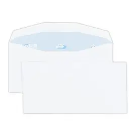 1000 Enveloppes blanches - 80g -114x229mm - sans fenêtre - GPV photo du produit