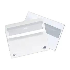 500 Enveloppes 162 x 229 mm blanches avec fenêtre - boîte de 500 - GPV photo du produit