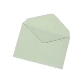 1000 enveloppes élections vert menthe - patte non gommée - 90x140mm - GPV photo du produit