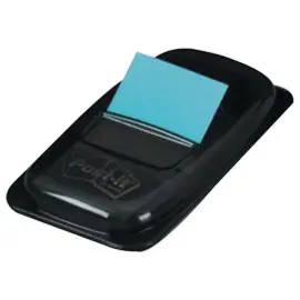 Marques pages souples color&eacute;s - distributeur de 50 - Bleu clair - Post-It photo du produit