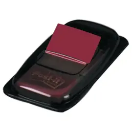 Marques pages souples color&eacute;s - distributeur de 50 - Rouge - Post-It photo du produit