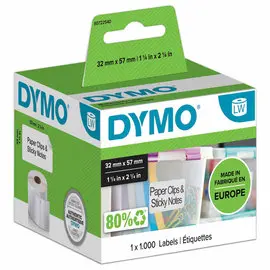 rouleau de 1 000 étiquettes blanches DYMO LabelWriter multi-usages - 32 x 57 mm photo du produit