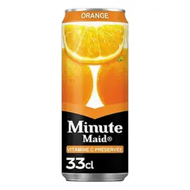 24 Canettes MINUTE MAID Orange - 33 cl photo du produit