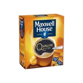 25 sticks de café soluble - MAXWELL HOUSE photo du produit