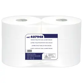 6 maxi bobines de papier toilette économique double épaisseur pour distributeur Jumbo photo du produit