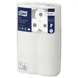 6 Rouleaux de papier toilette extra-doux Premium - TORK photo du produit