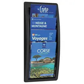 Présentoir mural 4 cases pour format A4 - Paperflow photo du produit