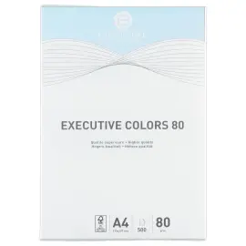 Ramette de papier couleur pastel A4 Executive Colors 80g - Bleu - FIDUCIAL photo du produit