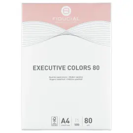 Ramette de papier couleur pastel A4 Executive Colors 80g - Saumon - FIDUCIAL photo du produit