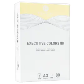 Ramette de 500 feuilles papier couleurs pastel A3 Executive Colors - Jaune - FIDUCIAL photo du produit