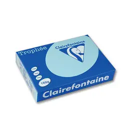 Ramette de 250 feuilles papier A4 bleu alizé pastel - Clairefontaine photo du produit