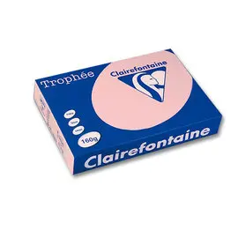 Ramette de 250 feuilles papier - A4 - 160 g/m² - Rose - CLAIREFONTAINE photo du produit