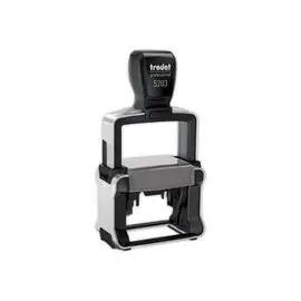 Tampon texte professionnel personnalisable Metal Line 5203 - 6 lignes - TRODAT photo du produit