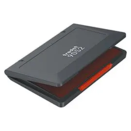 Tampon encreur - Rechargeable - 7 x 11 cm - Rouge - TRODAT photo du produit