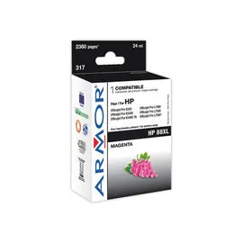 Cartouche d'encre ARMOR magenta compatible HP 88 photo du produit