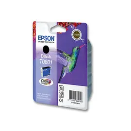 Cartouche jet d'encre EPSON noir Colibri T0801 photo du produit
