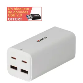 Chargeur GaN 100W USB Type A & C 4 ports photo du produit