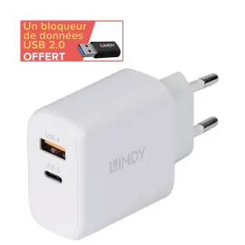 Chargeur GaN 65W USB Type A & C photo du produit