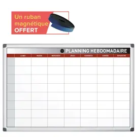 Planning hebdomadaire magnétique photo du produit