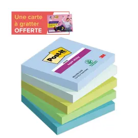 10 Notes Super Sticky Collection Oasis, 76 x 76 mm photo du produit