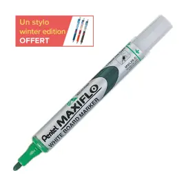 Marqueur effaçable à sec Maxiflo à pointe ogive - Vert - PENTEL photo du produit