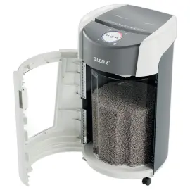 Destructeur IQ OptiMax P5 - Coupe micro - 10 feuilles - 35L - Leitz photo du produit