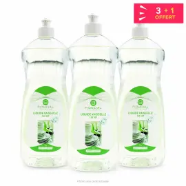 3 Liquides vaisselle + 1 offert - 1L - Fiducial photo du produit