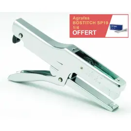 Pince agrafeuse chrom&eacute;e P3 - Bostitch photo du produit