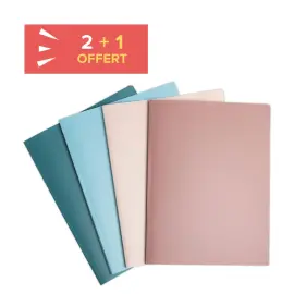 2 Prot&egrave;ge-documents 60 vues SKANDI - Couleur al&eacute;atoire photo du produit