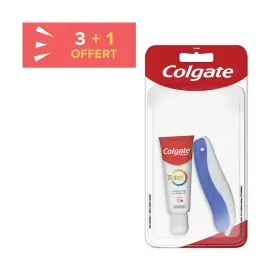 3 Kit de voyage avec brosse à dents pliable et dentifrice 19ml photo du produit