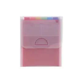 Trieur valisette vertical 6 compartiments Crystal - A4 - Cristal - EXACOMPTA photo du produit