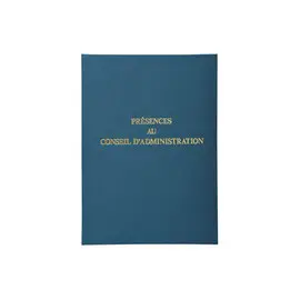 Registre 29,7x21cm - Présence Conseils d'Administration 100 pages. - EXACOMPTA photo du produit