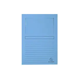 Paquet de 25 chemises à fenêtre Forever® 120g/m² - 22x31cm - Bleu clair - EXACOMPTA photo du produit
