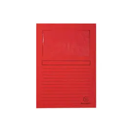Paquet de 25 chemises à fenêtre Forever® 120g/m² - 22x31cm - Rouge - EXACOMPTA photo du produit